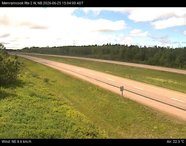 Web Cam image of Memramcook (NB Highway 2)