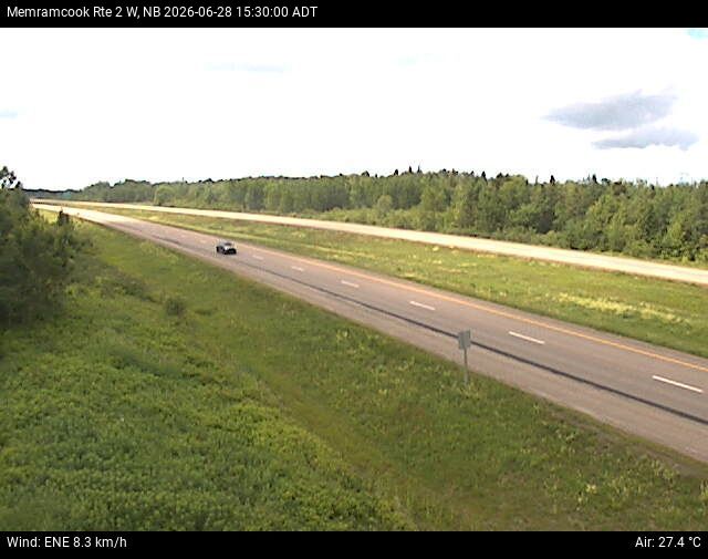 Web Cam image of Memramcook (NB Highway 2)