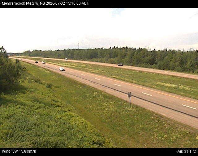 Web Cam image of Memramcook (NB Highway 2)