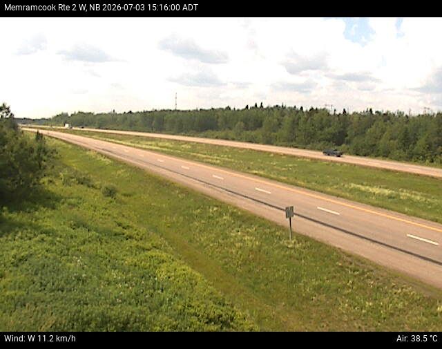 Web Cam image of Memramcook (NB Highway 2)