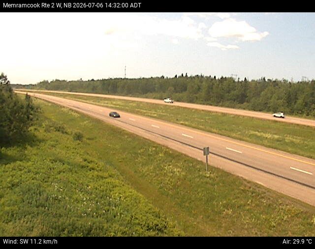 Web Cam image of Memramcook (NB Highway 2)