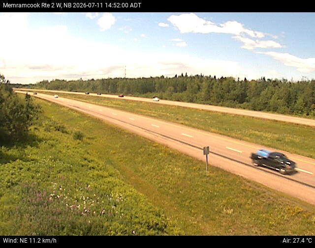 Web Cam image of Memramcook (NB Highway 2)