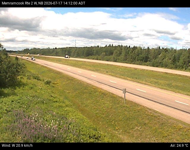 Web Cam image of Memramcook (NB Highway 2)