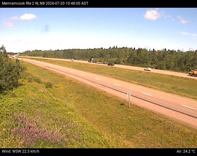 Web Cam image of Memramcook (NB Highway 2)