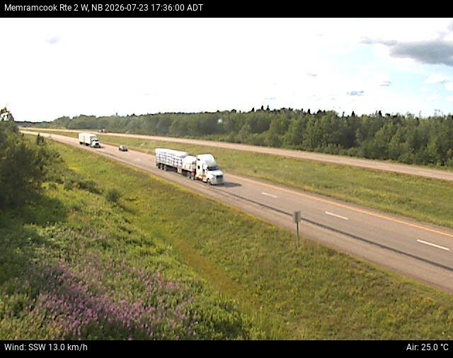 Web Cam image of Memramcook (NB Highway 2)