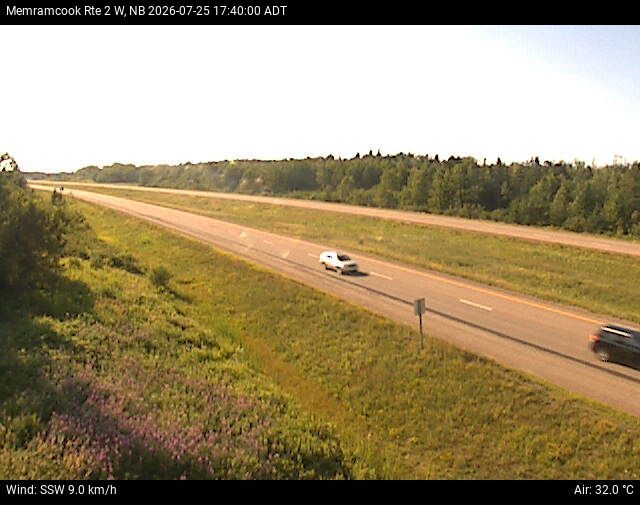 Web Cam image of Memramcook (NB Highway 2)