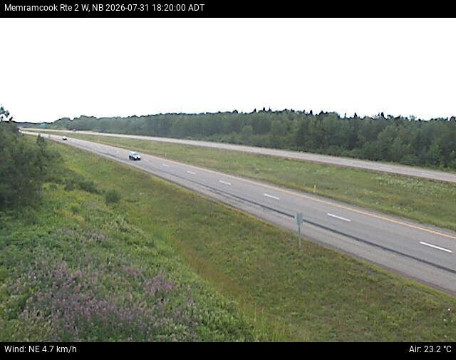 Web Cam image of Memramcook (NB Highway 2)