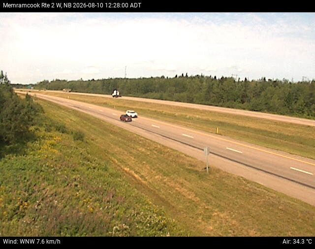 Web Cam image of Memramcook (NB Highway 2)