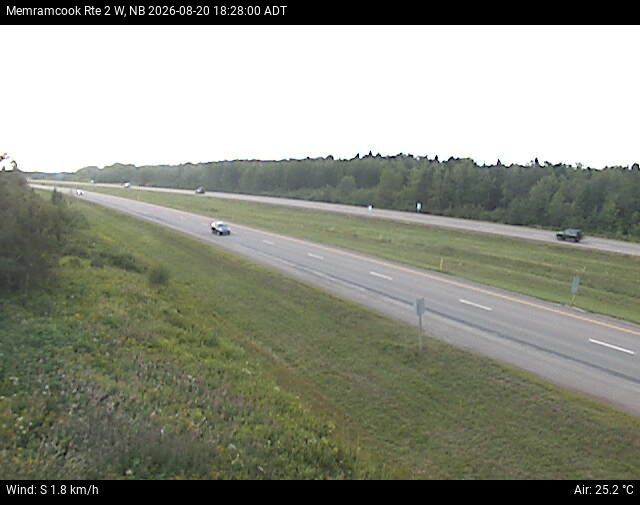 Web Cam image of Memramcook (NB Highway 2)