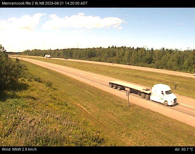 Web Cam image of Memramcook (NB Highway 2)