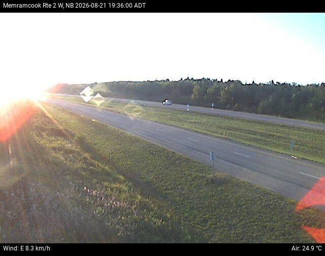 Web Cam image of Memramcook (NB Highway 2)