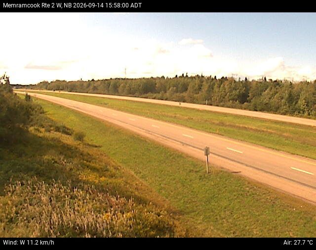 Web Cam image of Memramcook (NB Highway 2)