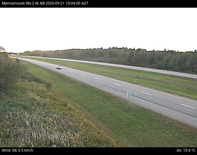 Web Cam image of Memramcook (NB Highway 2)