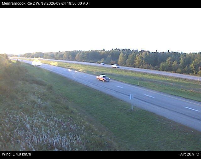 Web Cam image of Memramcook (NB Highway 2)