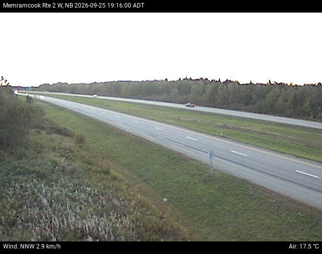 Web Cam image of Memramcook (NB Highway 2)