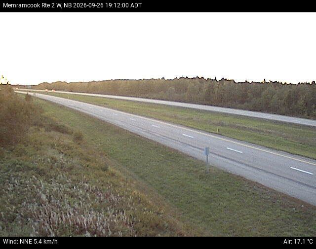 Web Cam image of Memramcook (NB Highway 2)