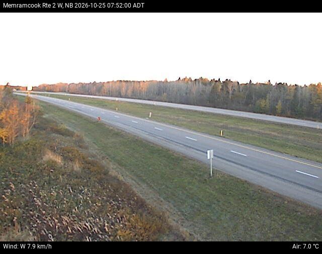 Web Cam image of Memramcook (NB Highway 2)