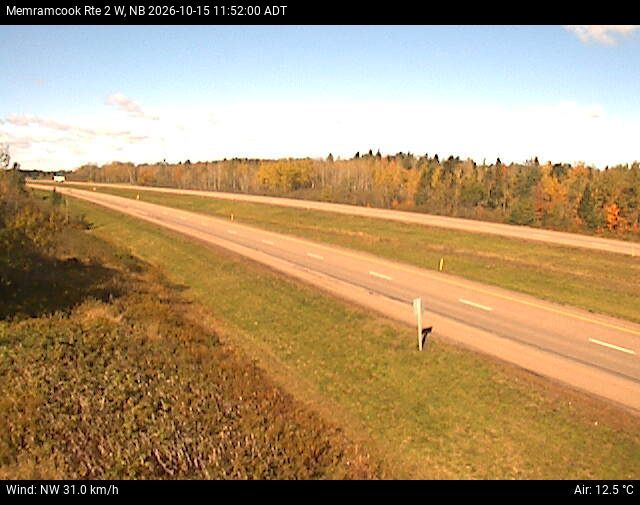 Web Cam image of Memramcook (NB Highway 2)