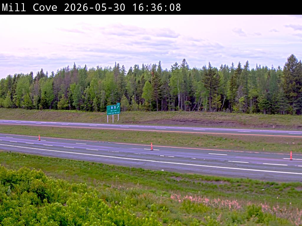 Web Cam image of Mill Cove (NB Highway 2)