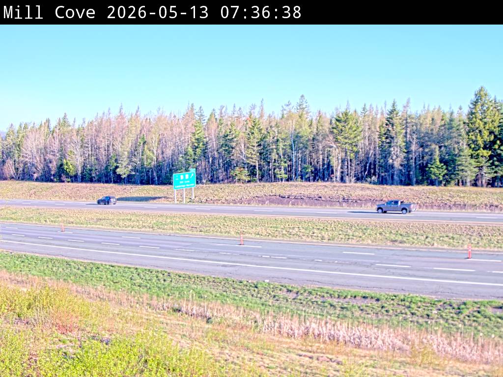 Web Cam image of Mill Cove (NB Highway 2)