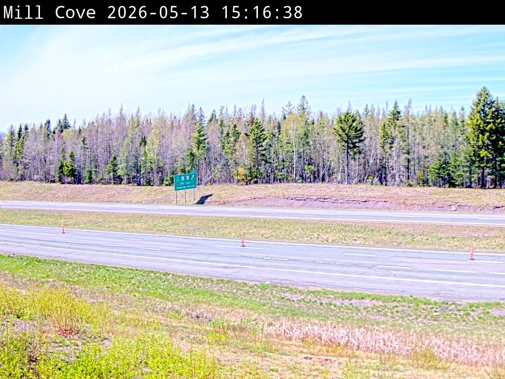Web Cam image of Mill Cove (NB Highway 2)