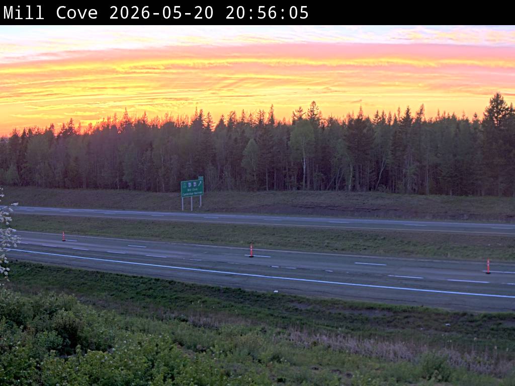Web Cam image of Mill Cove (NB Highway 2)