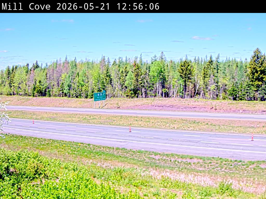Web Cam image of Mill Cove (NB Highway 2)