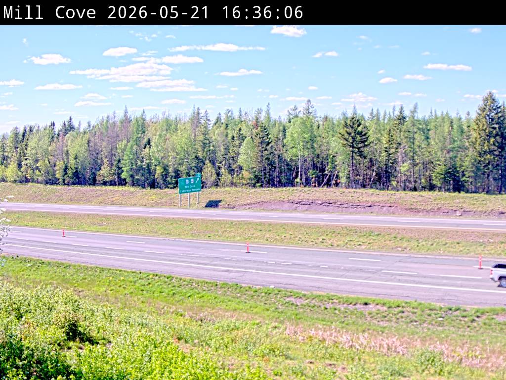 Web Cam image of Mill Cove (NB Highway 2)