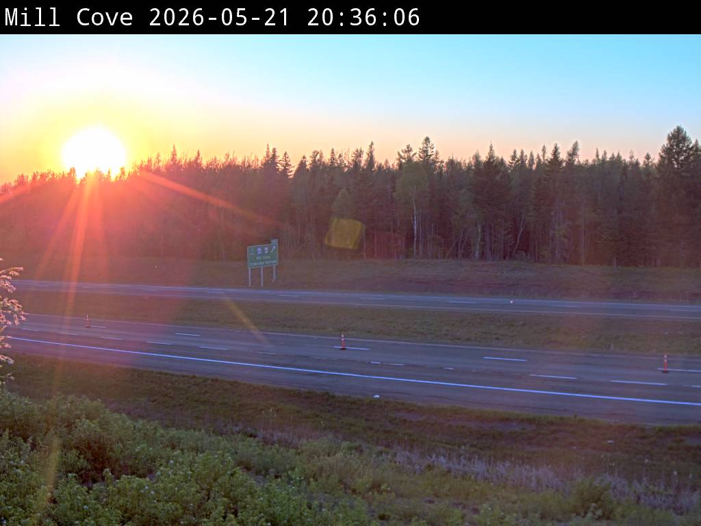 Web Cam image of Mill Cove (NB Highway 2)