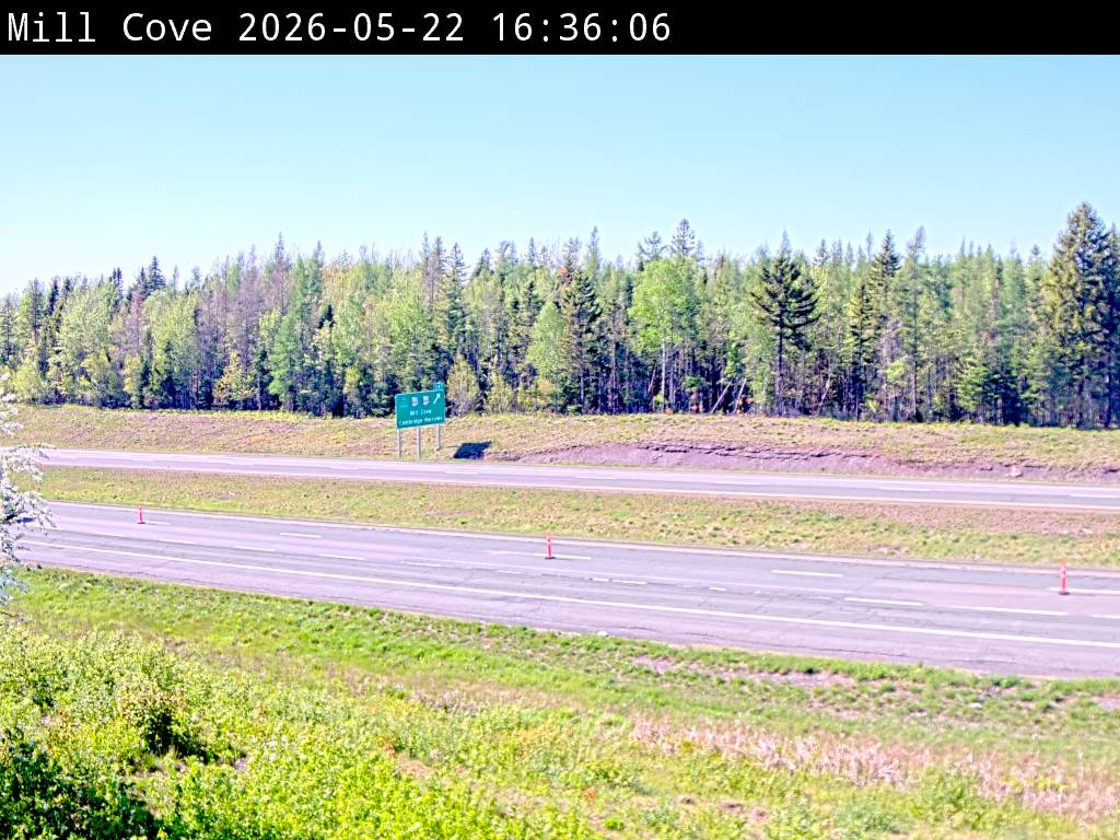 Web Cam image of Mill Cove (NB Highway 2)