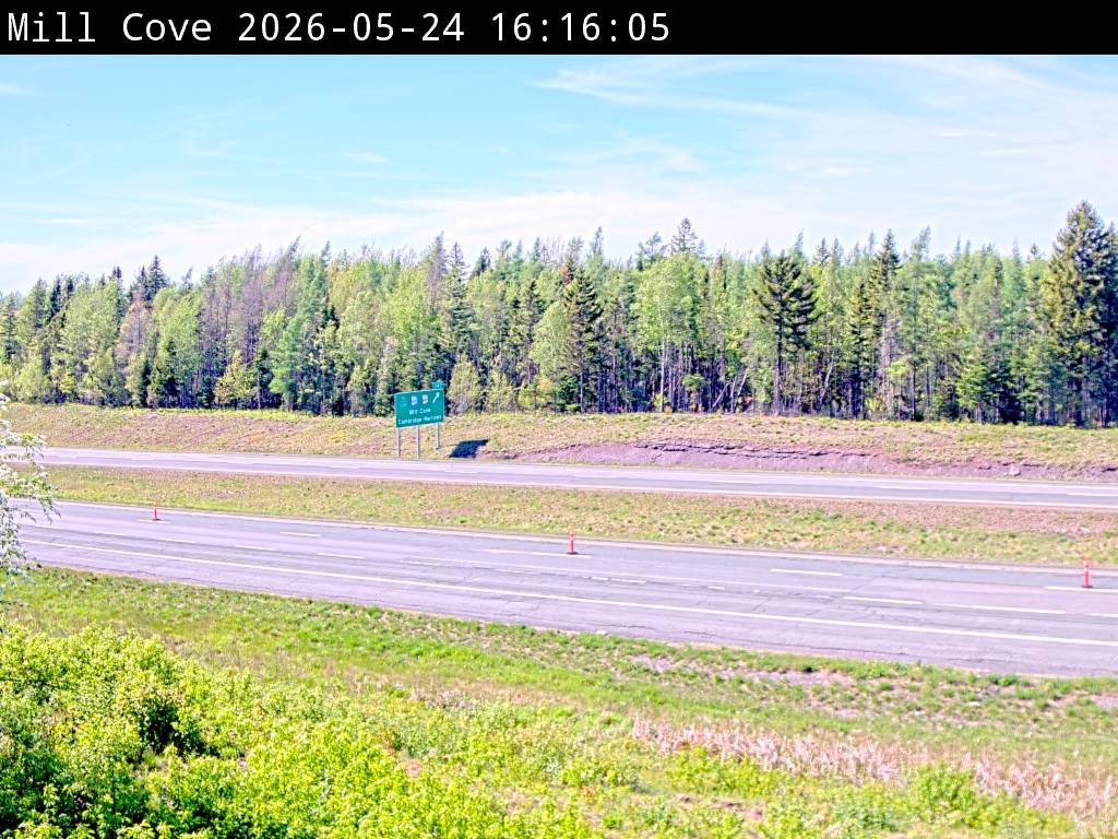 Web Cam image of Mill Cove (NB Highway 2)