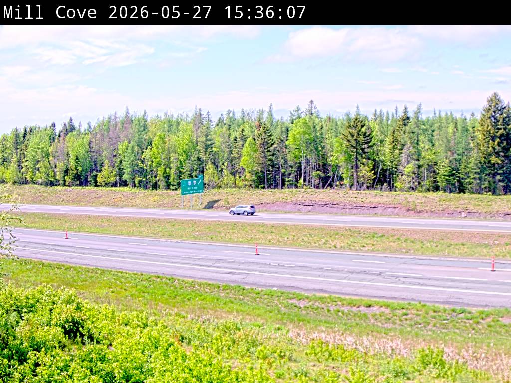 Web Cam image of Mill Cove (NB Highway 2)