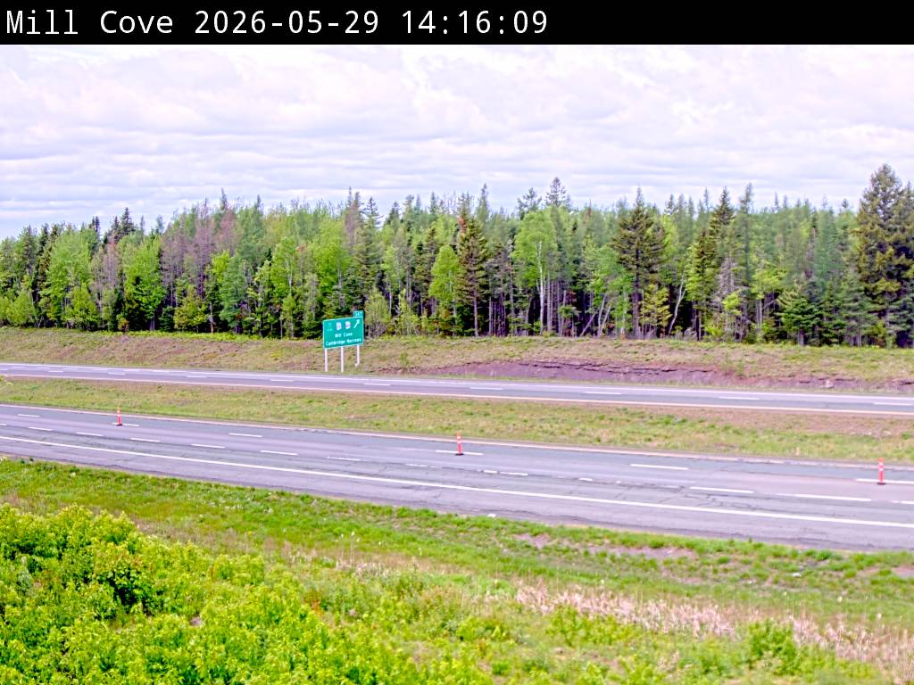 Web Cam image of Mill Cove (NB Highway 2)