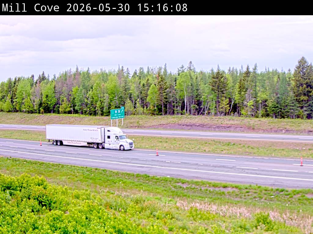 Web Cam image of Mill Cove (NB Highway 2)
