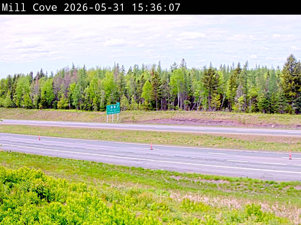 Web Cam image of Mill Cove (NB Highway 2)
