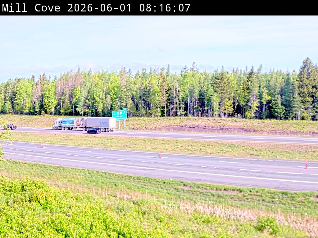 Web Cam image of Mill Cove (NB Highway 2)