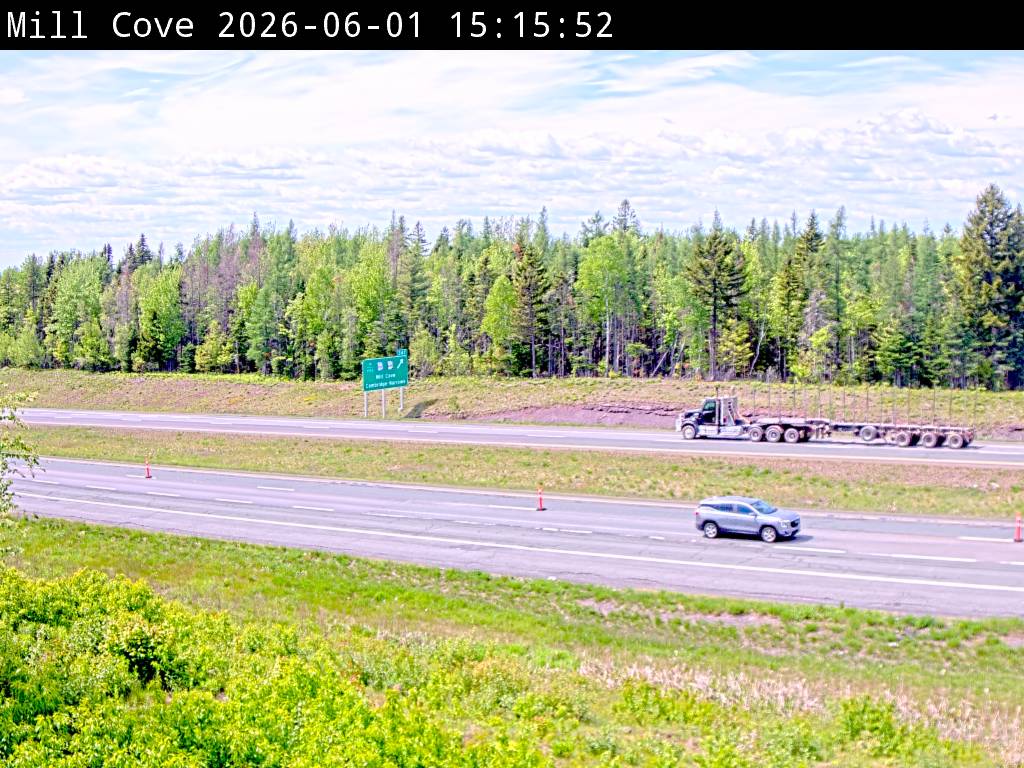 Web Cam image of Mill Cove (NB Highway 2)