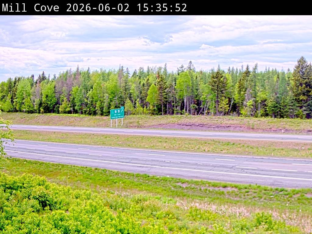 Web Cam image of Mill Cove (NB Highway 2)