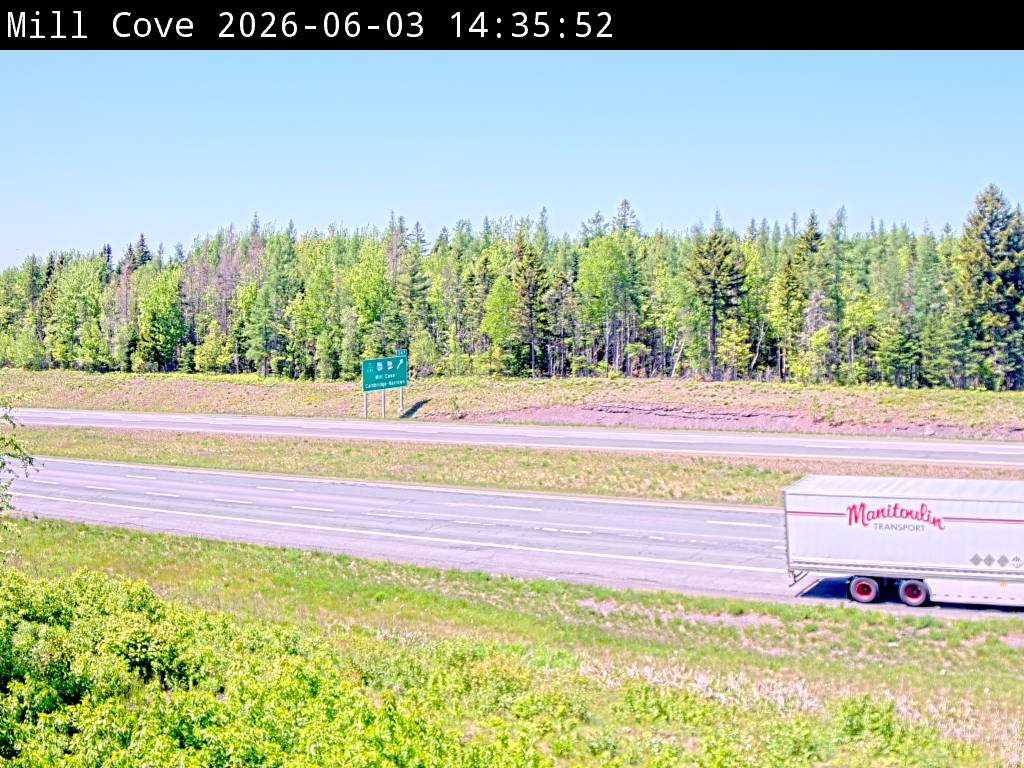 Web Cam image of Mill Cove (NB Highway 2)