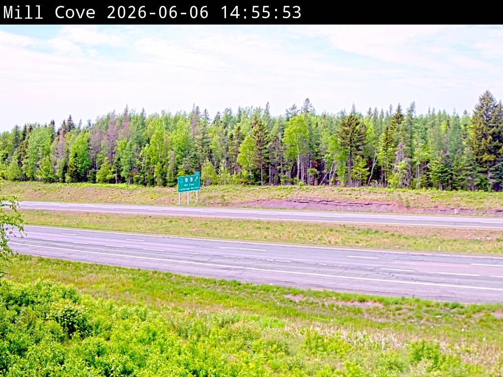 Web Cam image of Mill Cove (NB Highway 2)