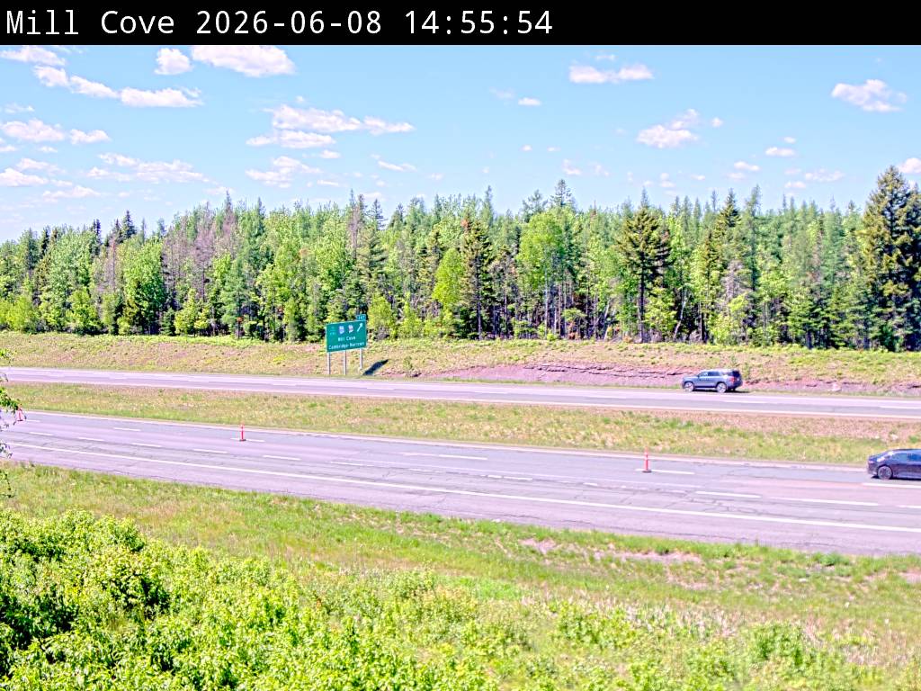 Web Cam image of Mill Cove (NB Highway 2)