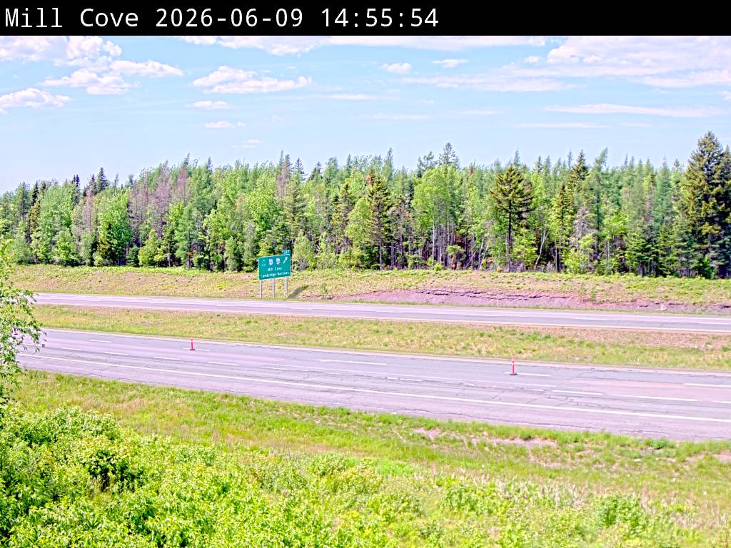 Web Cam image of Mill Cove (NB Highway 2)