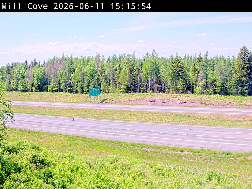 Web Cam image of Mill Cove (NB Highway 2)