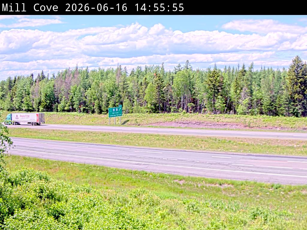 Web Cam image of Mill Cove (NB Highway 2)