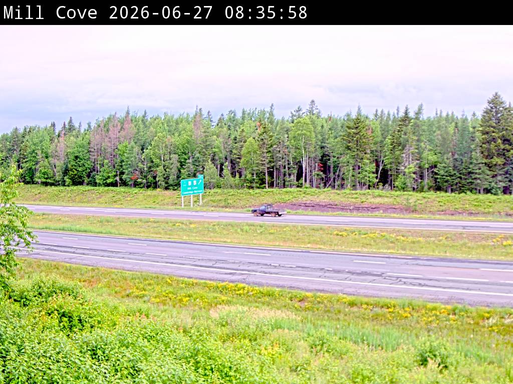 Web Cam image of Mill Cove (NB Highway 2)