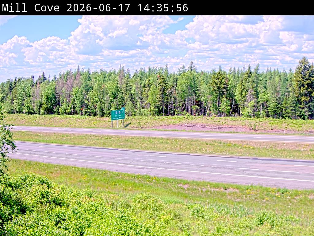 Web Cam image of Mill Cove (NB Highway 2)