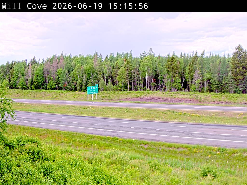 Web Cam image of Mill Cove (NB Highway 2)