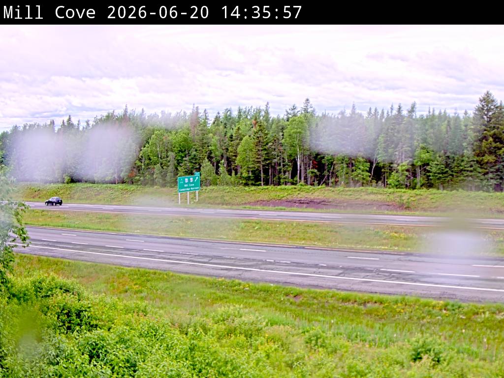 Web Cam image of Mill Cove (NB Highway 2)