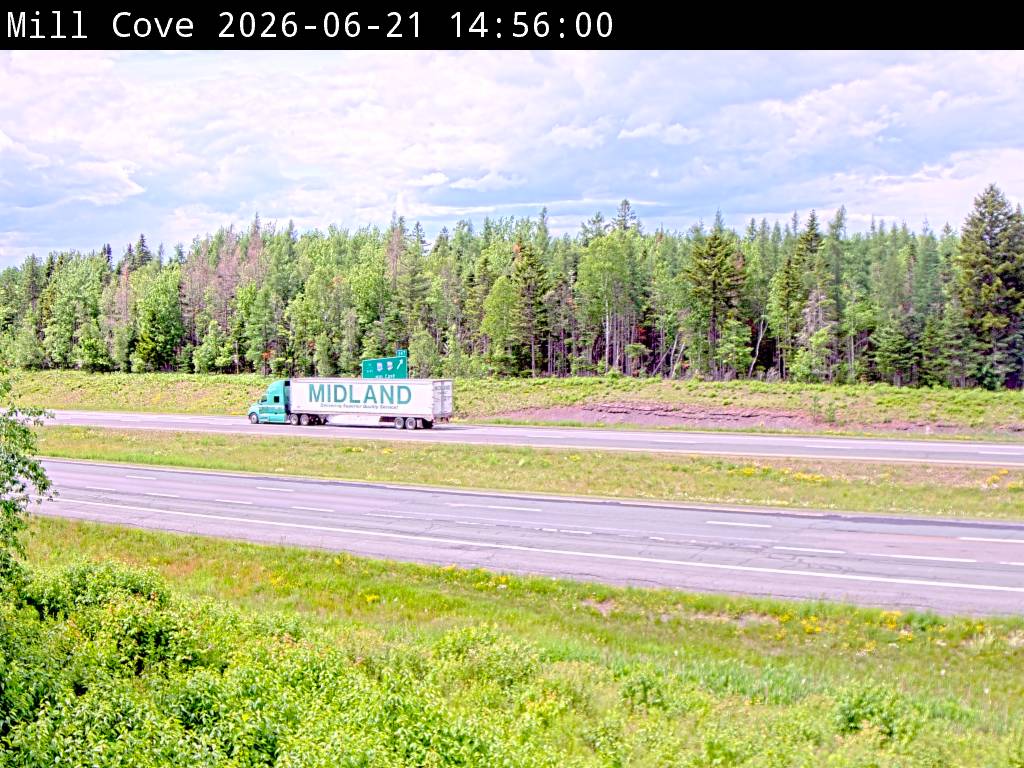 Web Cam image of Mill Cove (NB Highway 2)