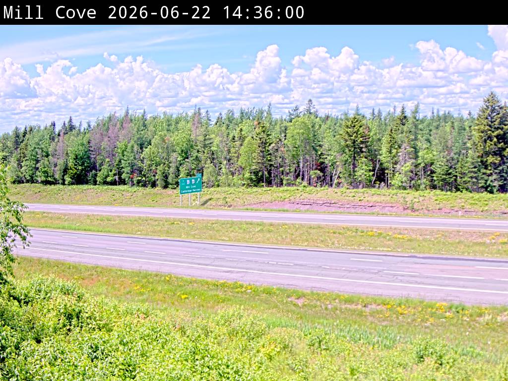 Web Cam image of Mill Cove (NB Highway 2)
